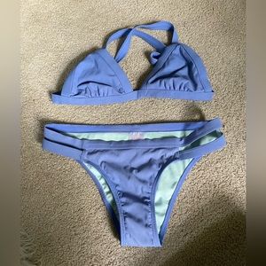 Periwinkle Target Bikini Set